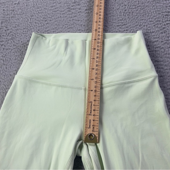 Lululemon Align High Rise Pant Womens 4 Light Green 21'' Pockets Athletic Yoga - Picture 4 of 6